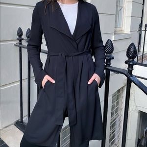 ARITZIA black flowy trench